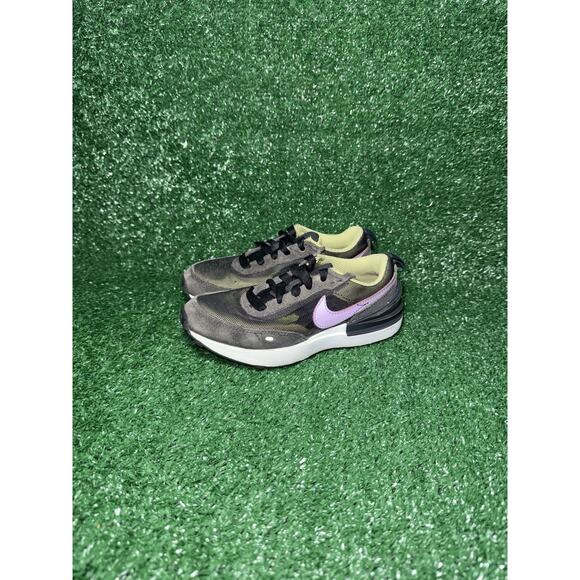 Nike Waffle One TD Toddler Size 11.5C Shoes Black Purple Athletic Low Sneaker - Picture 3 of 9